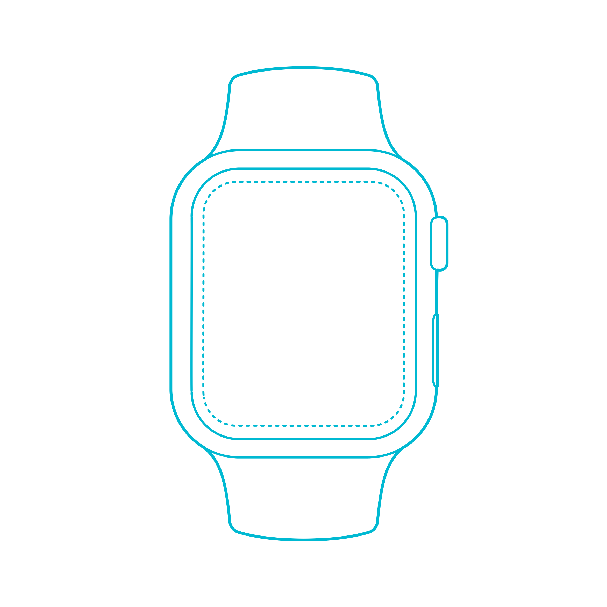 Digital Smart Watches Apple Watch Series 6 Technical Drawing Svg Vector Free Vectors